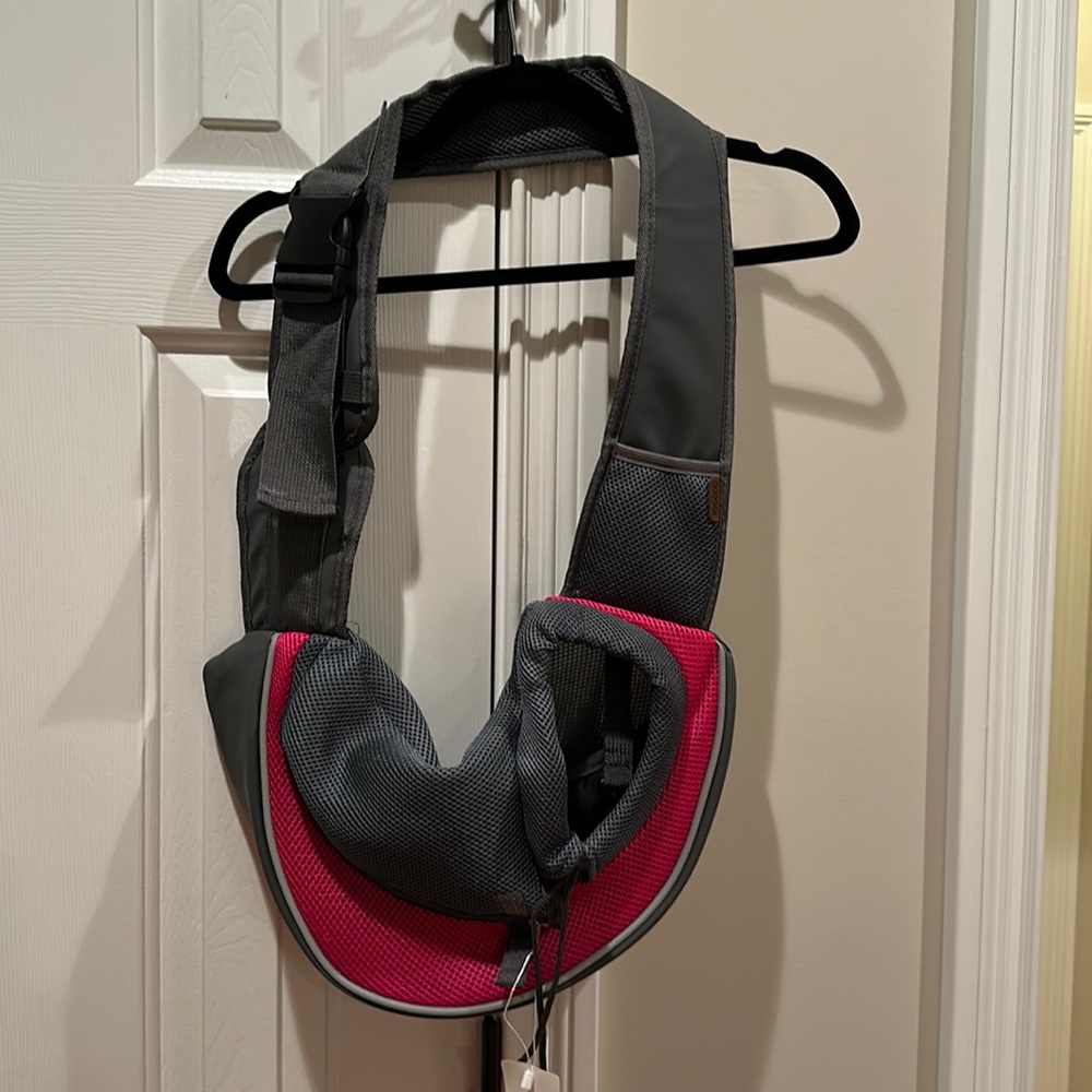 Pet Carrier Gray & Pink sz Small